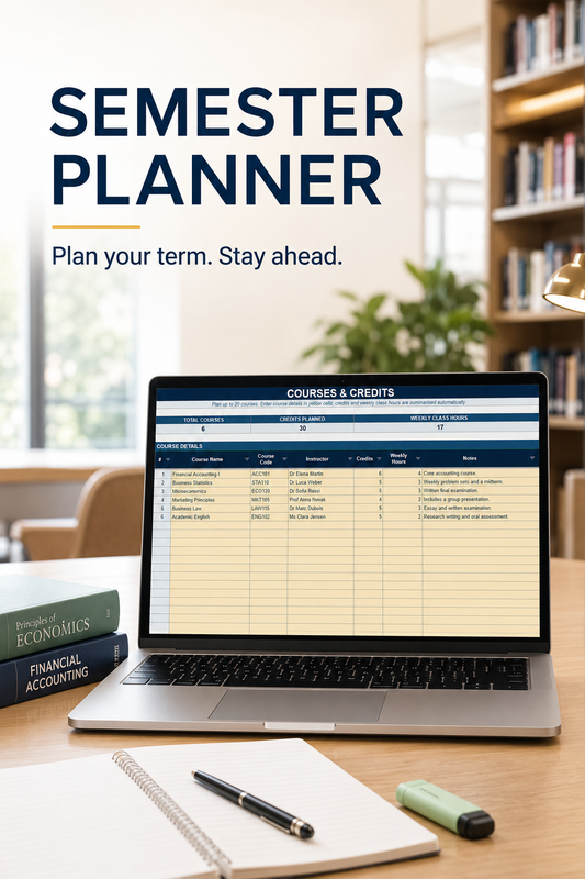 University Semester Planner