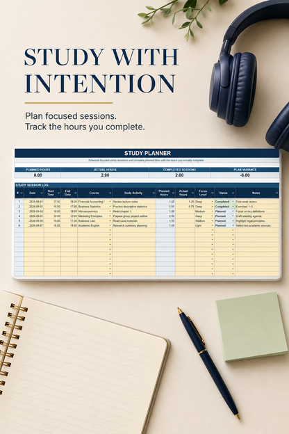 University Semester Planner