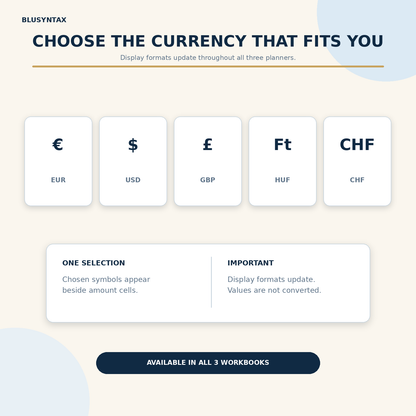 BluSyntax Financial Planner Bundle 