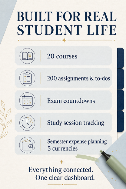 University Semester Planner