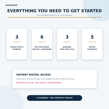 BluSyntax Financial Planner Bundle 